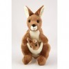 Kangaroo soft toy with joey 
