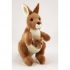Kangaroo soft toy with joey 