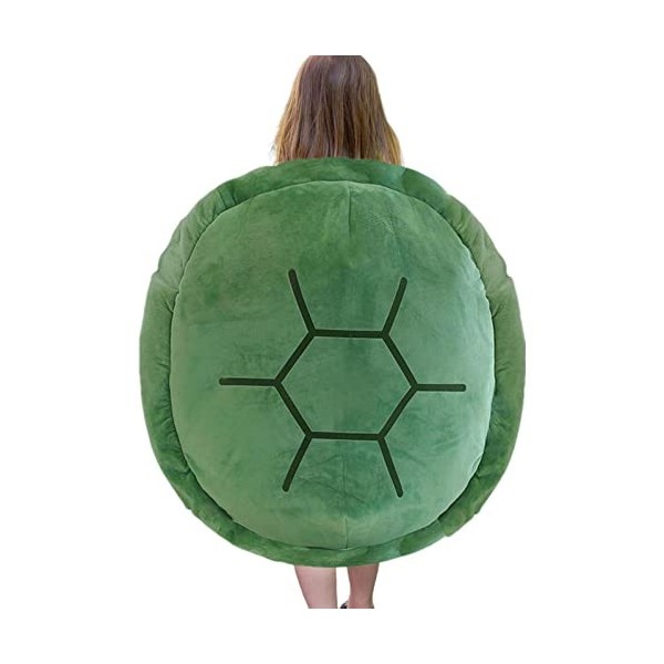 cypreason Peluche Tortue Portable géante,Oreiller géant Portable en Tortue | Oreiller Tortue Portable Adulte, Oreiller Coucha