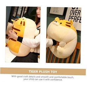 VICASKY Jouet en Peluche Tigre Oreiller en Peluche Animaux De La Forêt Jouet en Peluche Animal en Peluche Mignon Jouet en Pel