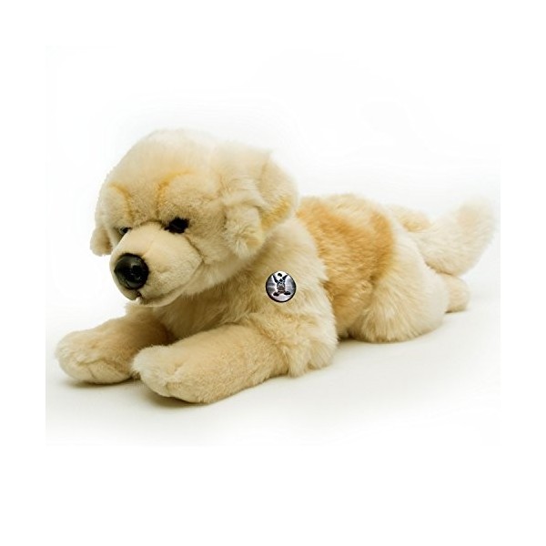 Golden Retriever Lucy Peluche Doodle couché 45 cm