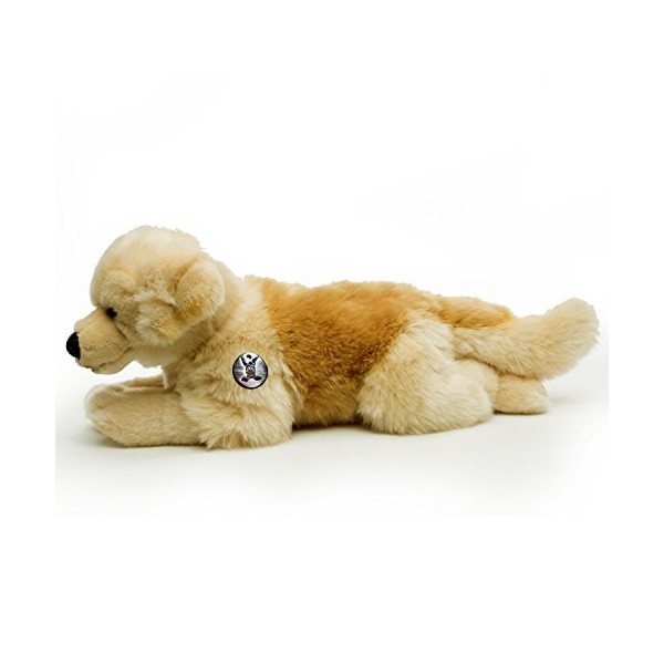 Golden Retriever Lucy Peluche Doodle couché 45 cm