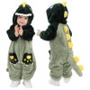 LOLANTA Costume Unisexe de Bébé Dinosaure Dragon, Combinaison One Pièce en Peluche pour Enfant Chandail à Capuchon en Forme d