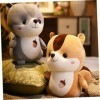 ABOOFAN 2 Pièces Poupée Mignon en Peluche Coussin Raton Laveur Jouets Cadeaux danniversaire Cadeaux Raton Laveur en Peluche 