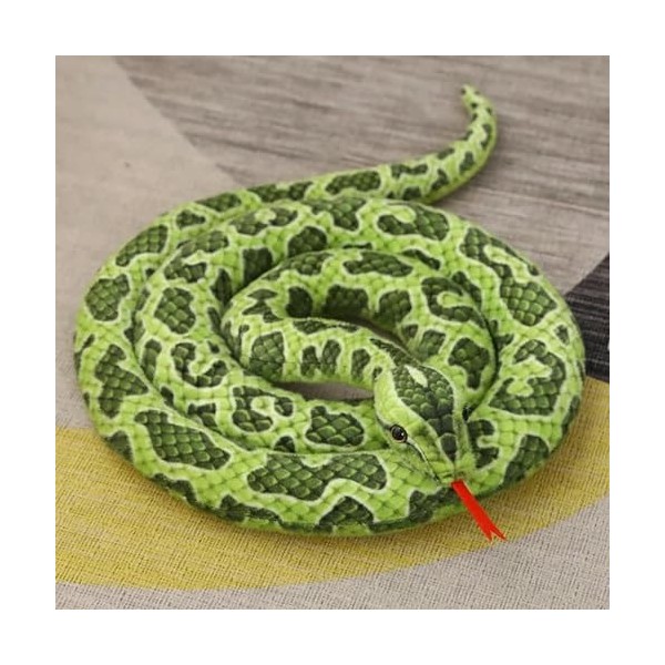 GagaLu Serpent Peluche Jouet géant Python Cobra Peluche Animal Serpent Peluche Jouet Amis Halloween Enfants Cadeau Anniversai