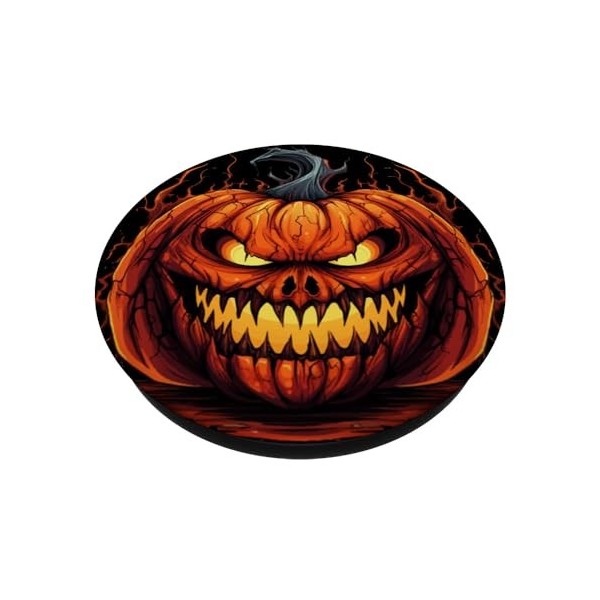 T-shirt dHalloween avec citrouille - Costume dHalloween - Cadeau citrouille PopSockets PopGrip Interchangeable