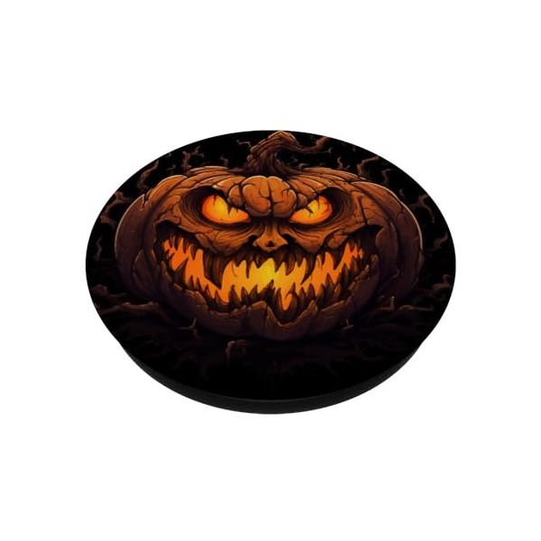 T-shirt dHalloween avec citrouille - Costume dHalloween - Cadeau citrouille PopSockets PopGrip Interchangeable