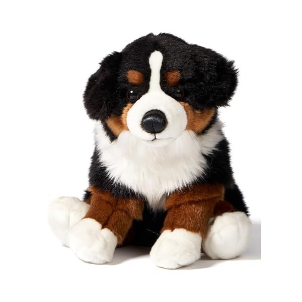 Uni-Toys - Bouvier bernois assis - 25 cm hauteur - Chien en peluche - Peluche doudou