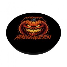 T-shirt dHalloween avec citrouille - Costume dHalloween - Cadeau citrouille PopSockets PopGrip Interchangeable