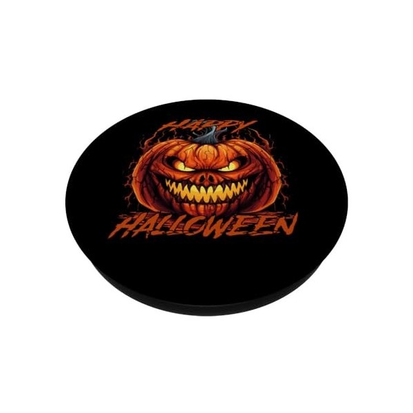 T-shirt dHalloween avec citrouille - Costume dHalloween - Cadeau citrouille PopSockets PopGrip Interchangeable