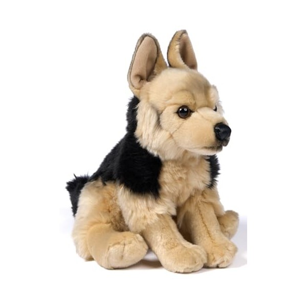 Uni-Toys - Berger Allemand Assis - 27 cm Hauteur - Chien en Peluche - Doudou