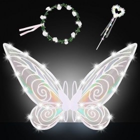 Ailes de fée blanches pour enfants