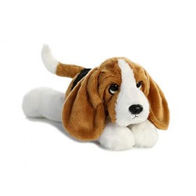 Aurora, 31567, Flopsies Basset Hound, 30cm, Peluche, Multicolore