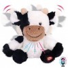 Hopearl Talking Cow répète ce que vous dites Shaking Head Electric Interactive Animated Toy Speaking Peluche Buddy Festival d