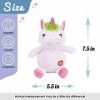 Hopearl Talking Unicorn répète ce que vous dites hochement de tête électrique interactif jouet animé parler en peluche Buddy 