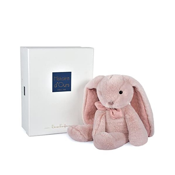 Histoire dOurs - Peluche Elephant - Blanc - 35 cm - PREPPY CHIC - HO3140