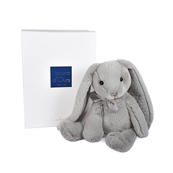 Histoire dOurs - Peluche Elephant - Blanc - 35 cm - PREPPY CHIC - HO3140