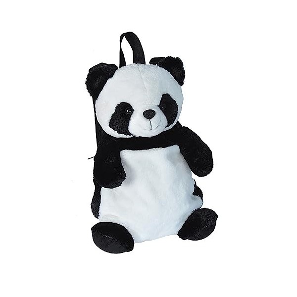 Wild Republic Sac à dos panda, mini sac à dos, sac à dos, cadeau pour enfants, animal du zoo en peluche, 35,6 cm