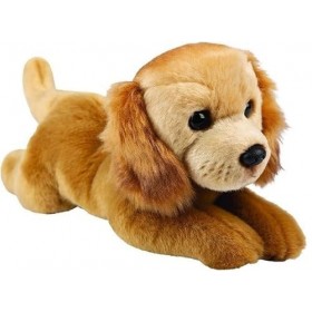 Golden Retriever Cindy Peluche en forme de chien couché