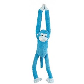 Ravensden Peluche singe bleu à suspendre 76 cm