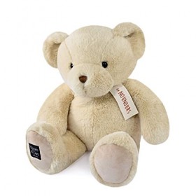 Histoire dOurs - Grande Peluche Ours - Le Nounours - Vanille - 40 cm - Grosse Peluche Super Douce à Caliner pour les Enfants