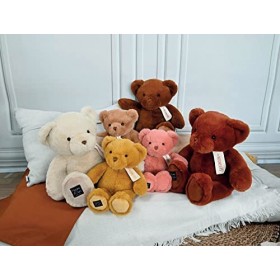 Histoire dOurs - Grande Peluche Ours - Le Nounours - Vanille - 40 cm - Grosse Peluche Super Douce à Caliner pour les Enfants