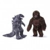 ENVI Lot de 2 peluches King Kong et Godzilla 30,5 cm – Godzilla VS Kong