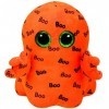 Carletto Ty 37079 Glubschis Peluche fantôme avec Yeux Scintillants, édition limitée Halloween, Peluche, 24 cm, Orange