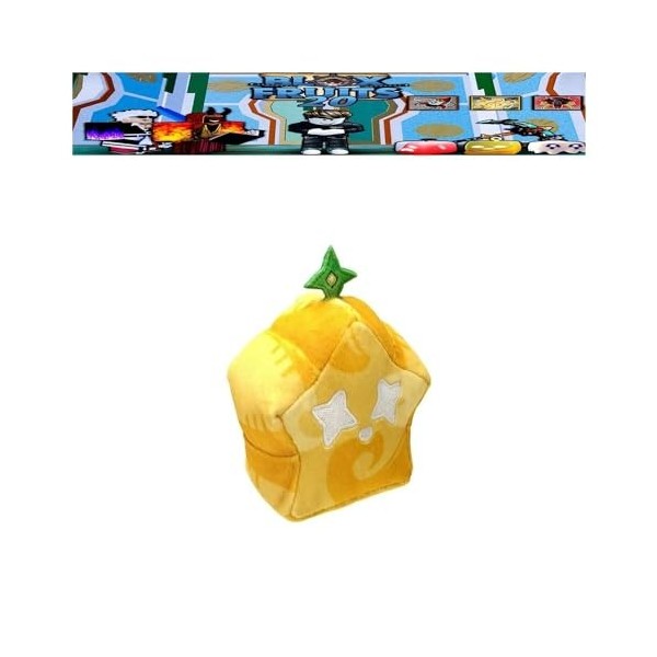 BROLEO 2023 Nouvelle Peluche Blox Fruits, Jouet en Peluche pâte Blox Fruits, Cadeaux for Enfants et Adultes, fêtes dannivers