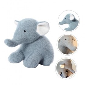 ERINGOGO Bébé Éléphant Poupée Jouet Animal Mignon Jouet De Poupée Déléphant Oreiller en Peluche Éléphant Poupée Éléphant Pou