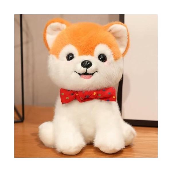 EacTEL Peluche ours en peluche, Shiba Inu chiot animal de dessin animé en peluche garçon jouet fille cadeau danniversaire ca