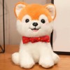 EacTEL Peluche ours en peluche, Shiba Inu chiot animal de dessin animé en peluche garçon jouet fille cadeau danniversaire ca