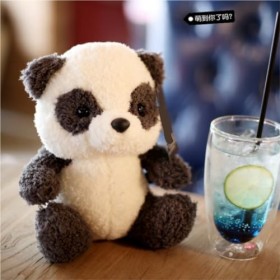 HYSTERIA Jouets en Peluche Panda Mignon et Mignon Cadeau danniversaire en Peluche poupée de 9 Pouces Doux Mignon Panda poupé