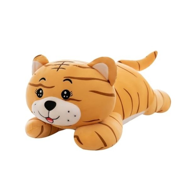 HYSTERIA Jouets en Peluche Jouet en Peluche de poupée de Tigre couché Doux, Ornements de Tigre couché Mignons et Mignons, Ore