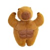 Jouet En Peluche Muscle Capybara, Peluche Capybara, Oreiller Capybara Super Doux Et Confortable De 38 Cm, Jouet En Peluche Mi