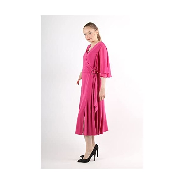 Joseph Ribkoff Dress 231757 | 44 | Hibiscus, hibiscus, 46