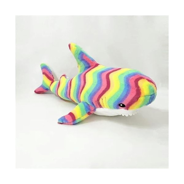 Requin Mignon Peluche Jouet Doux Animal en Peluche Lecture Oreiller Cadeaux D’Anniversaire Coussin Poupée Cadeau 100cm 2