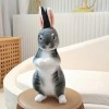 Créatif Mignon Lapin Peluche Kawaii Animal Pâques Lapin en Peluche Jouet Modèle Poupée Cadeau Décoration À La Maison 30cm C