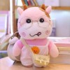 NOpinz Mignon Jouet en Peluche Vache en Peluche Kawaii Vache poupée Portant Chapeau Pull Vache Jouet Coussin décoration 30cm 