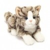 Hermann Teddy Collection - 906919 - Peluche - Chat Mensonge - 20 cm - Gris