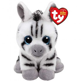 Ty - TY41198 - Beanie Babies - Peluche Stripes le Zèbre 15 cm