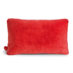 NICI- Coussin Chat «&nbsp;Love&nbsp;» 43x25&nbsp;cm Blanc-Oreiller Doux et Durable pour Les garçons, Les Filles, Les bébés et Les Amateurs d