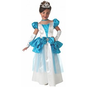 Rubies – Costume Princesse Cristal Enfants, Multicolore, M, it610009-m