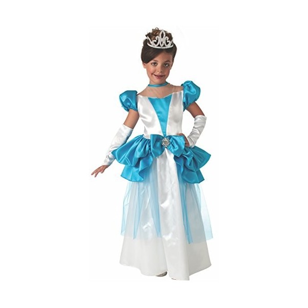 Rubies – Costume Princesse Cristal Enfants, Multicolore, M, it610009-m