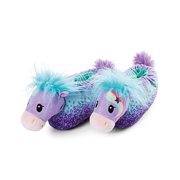 NICI- Pantoufles Poney Starflower M Taille 38-41 Green, 48759