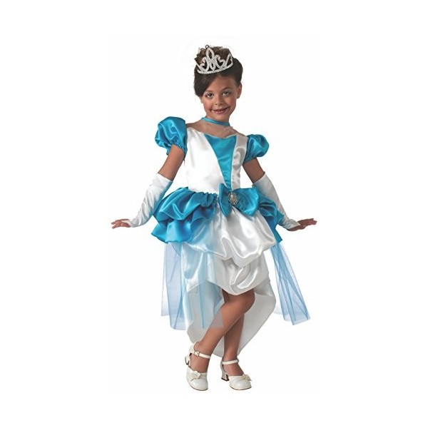 Rubies – Costume Princesse Cristal Enfants, Multicolore, M, it610009-m