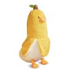 Annco Adorable canard en peluche en forme de banane, animaux en peluche, oreiller doux et long pour le corps, cadeau conforta