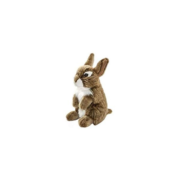 Anima - Peluche Lapin Brun Assis 17cmH