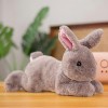 XDDBBB 1PC 30-50CM Kawaii Simulation Lapin Animaux Lapins poupée en Peluche Jouets pour Filles Cadeaux danniversaire