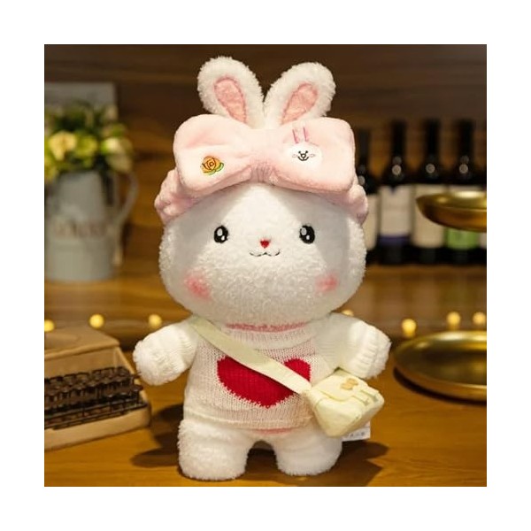 Kawaii Cartoon Bunny Peluche Jouet Peluche Kawaii Lapin poupée Animal Oreiller Cadeau d’Anniversaire pour Enfants Cadeau de N